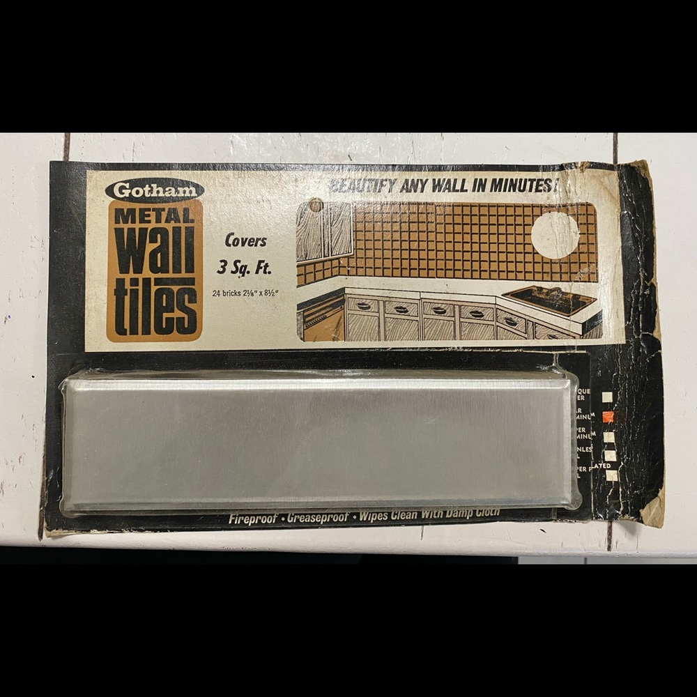 VINTAGE BACKSPLASH/ WALL TILES 24 pack (3sq feet)